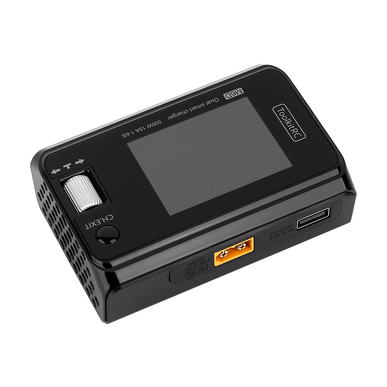 Chargeur Duo ToolkitRC M6D 500 W 15 A Dual 1-6S - TK10800 - Breizh Modélisme.