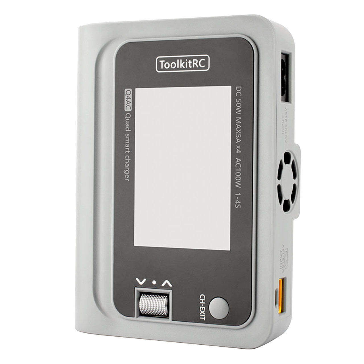 Chargeur Quattro ToolkitRC Q4AC LiPo 1-4S 5A - TK12000 - Breizh Modélisme.