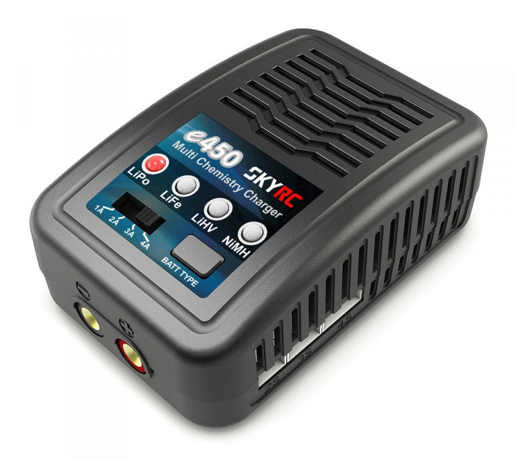 Chargeur Sky RC E450 pour Accu Lipo 2S-4S et Ni-Mh - 100122 - Breizh Modélisme