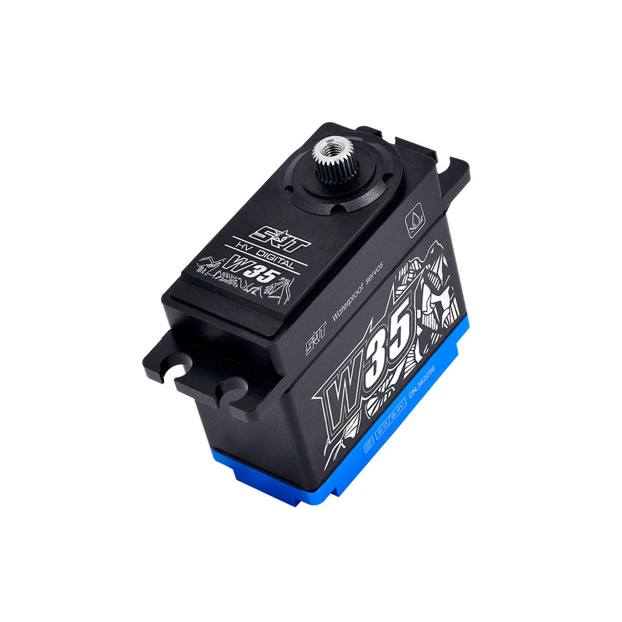 Servo de direction Waterproof W35 SRT 35.0kg/0.10sec 8,4V