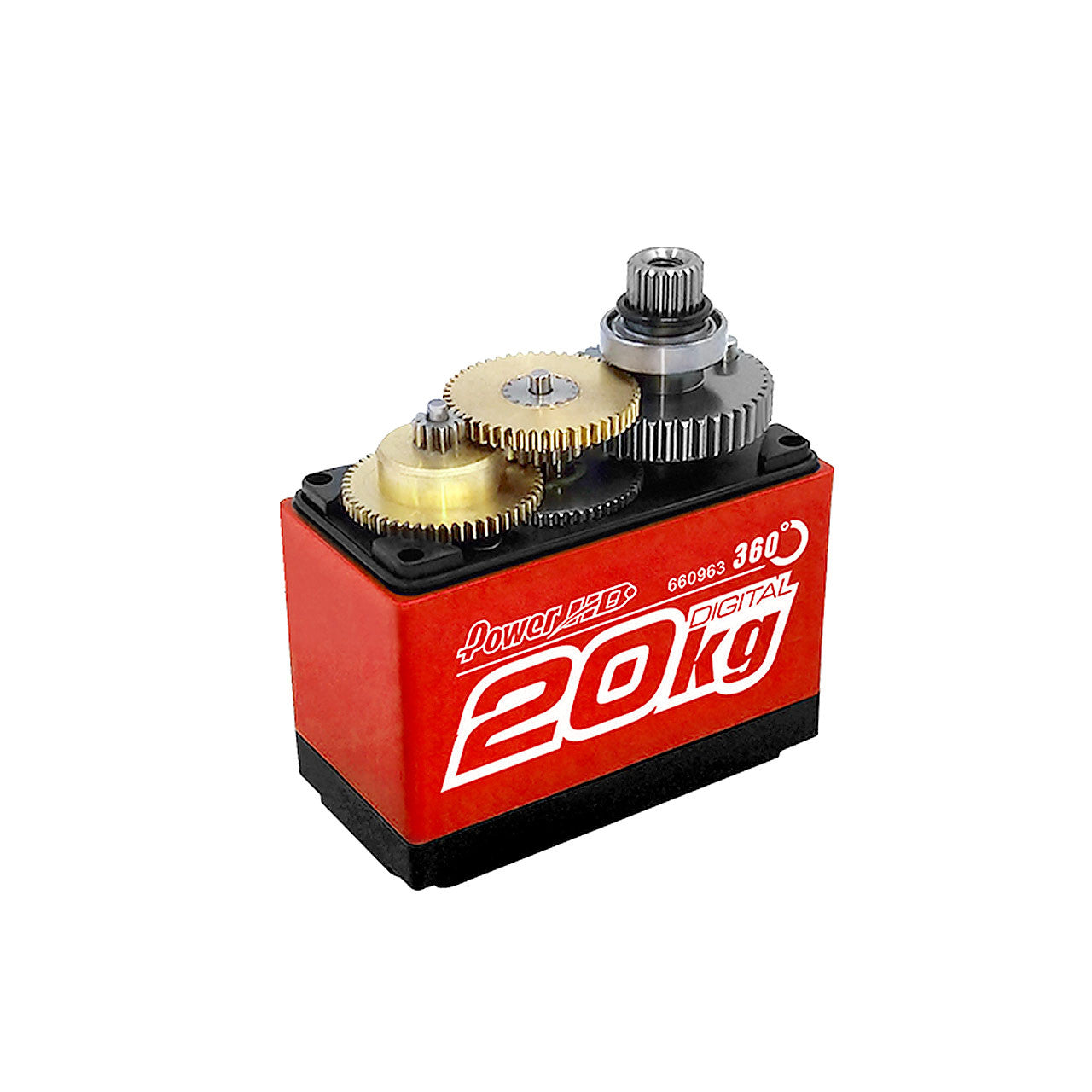 Servo Digital 20kg pour Voitures 1/8 et 1/10 - Power HD LF-20MG - Breizh Modélisme