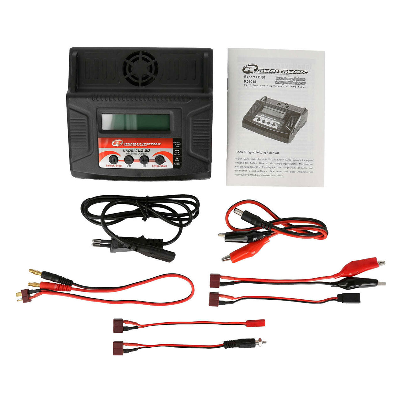 Chargeur lipo 80W pour accus 1 à 6S et Ni-Mh
