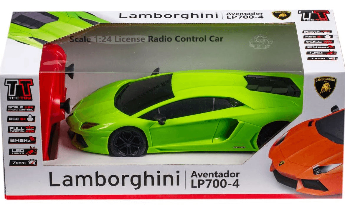 Mini Voiture télécommandée 1/24 Lamborghini Aventador LP 700-4 - Breizh Modélisme.