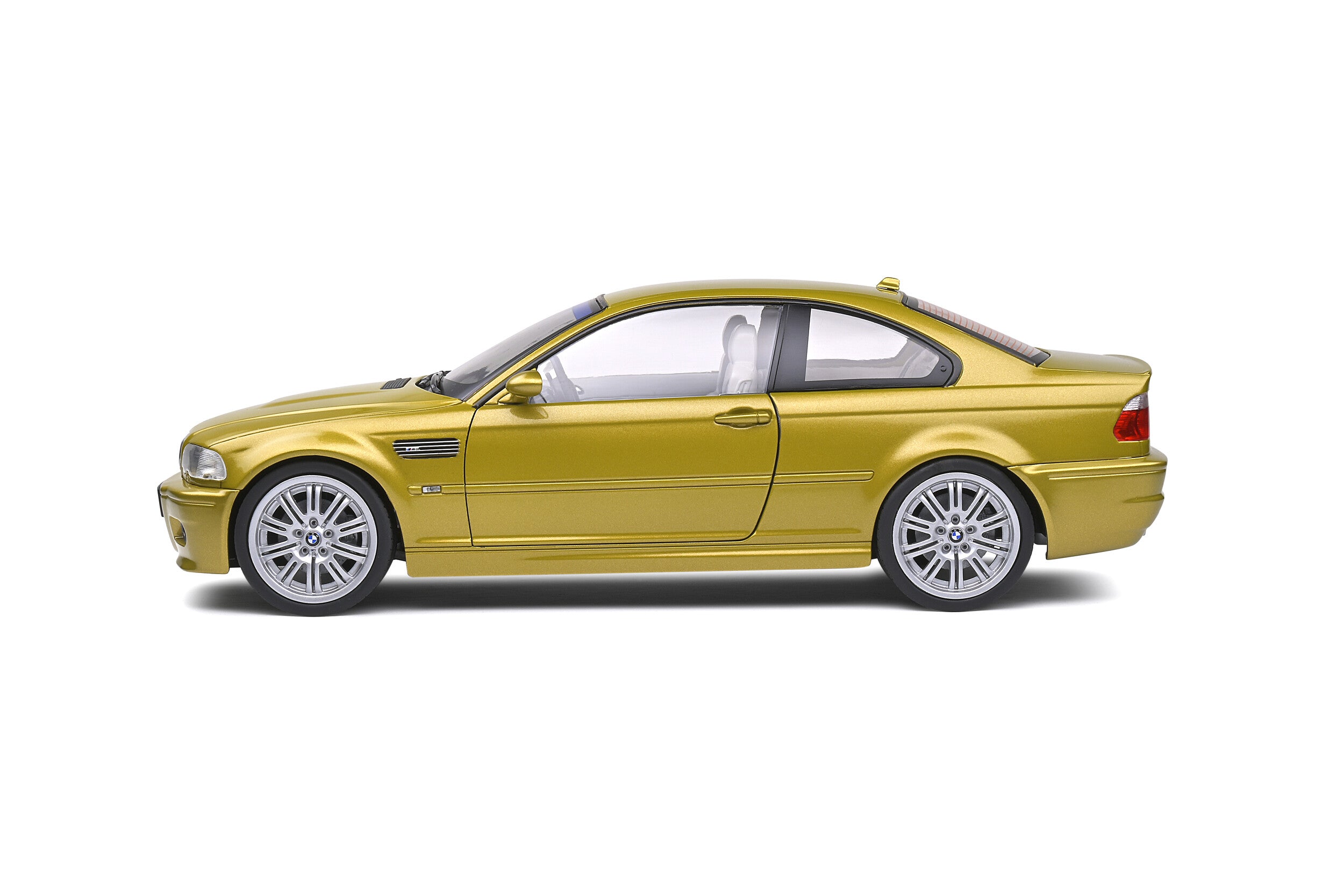 Solido S1806501 miniature collection 1/18 BMW E46 M3 Coupé Phoenix Yellow 2000 - Breizh Modélisme.