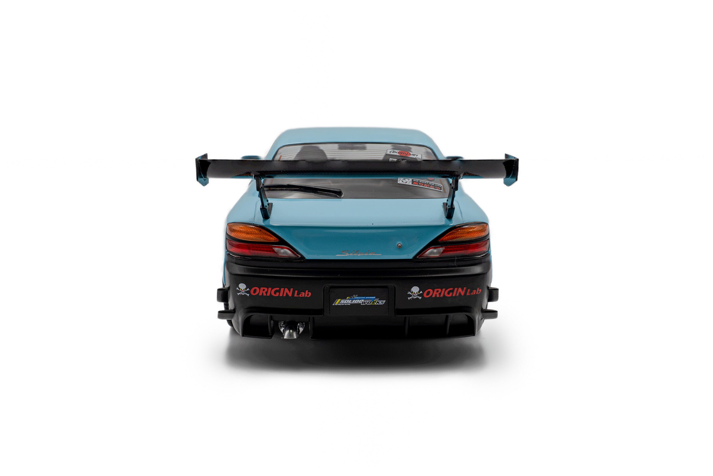 Solido S1812204 Voiture miniature collection 1/18 Nissan Silvia (S15) Spec-R Aero baby blue 1999 - Breizh Modélisme.