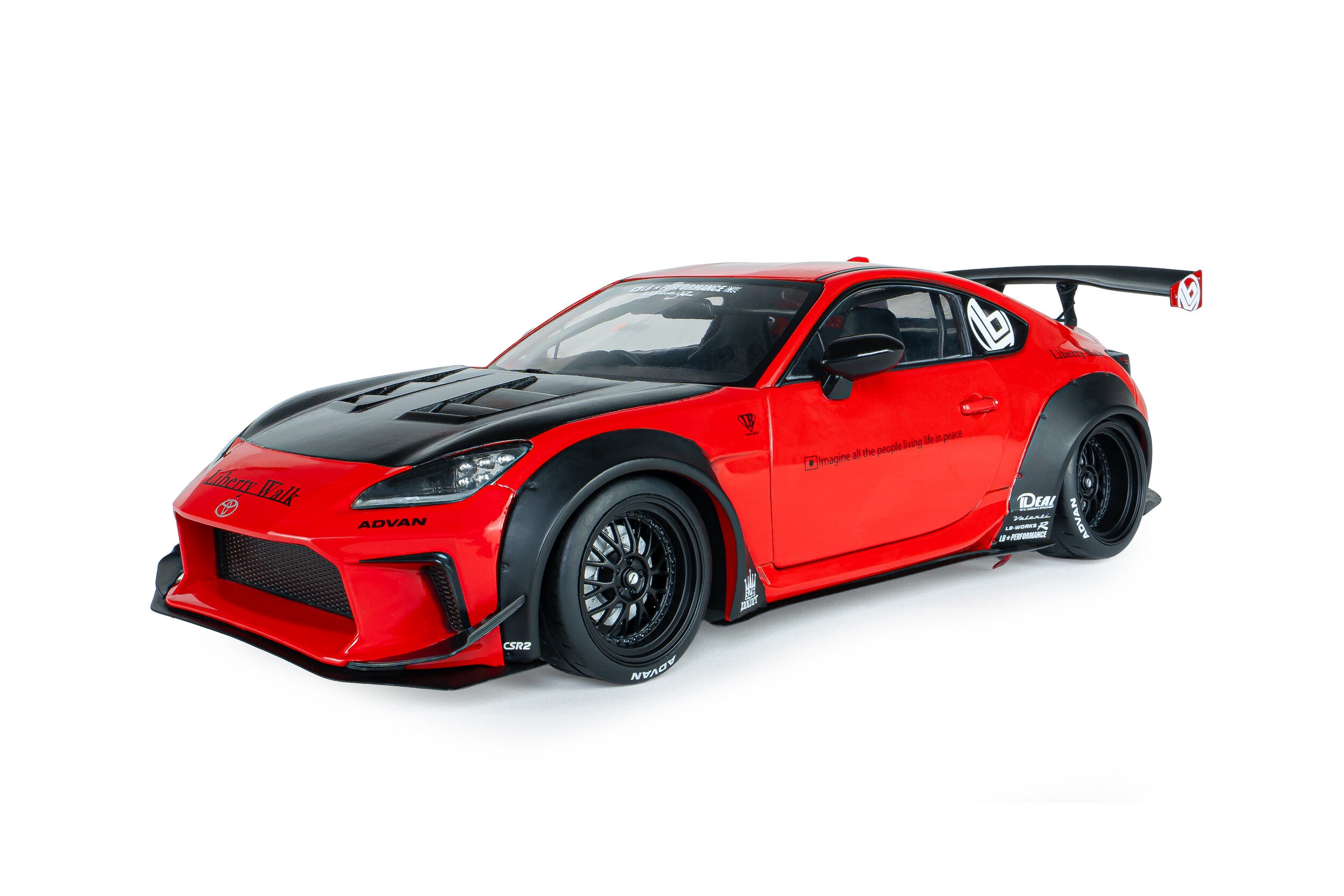 Solido S1813605 Voiture miniature collection 1/18 Toyota GR86 Liberty Walk Body Kit 2024 - Breizh Modélisme.