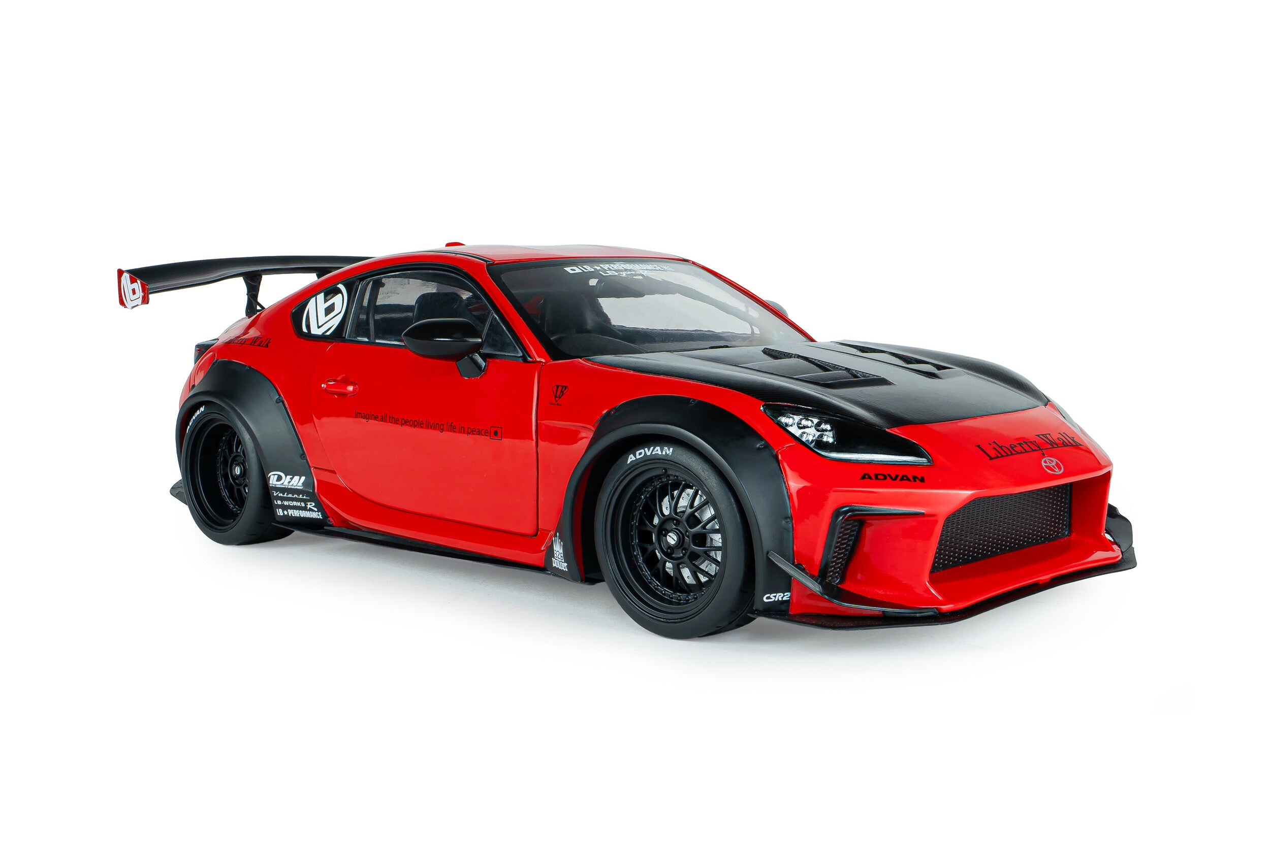 Solido S1813605 Voiture miniature collection 1/18 Toyota GR86 Liberty Walk Body Kit 2024 - Breizh Modélisme.