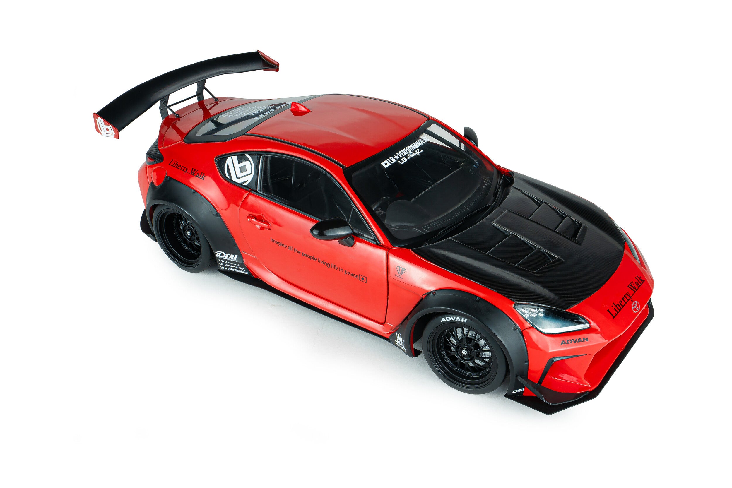 Solido S1813605 Voiture miniature collection 1/18 Toyota GR86 Liberty Walk Body Kit 2024 - Breizh Modélisme.