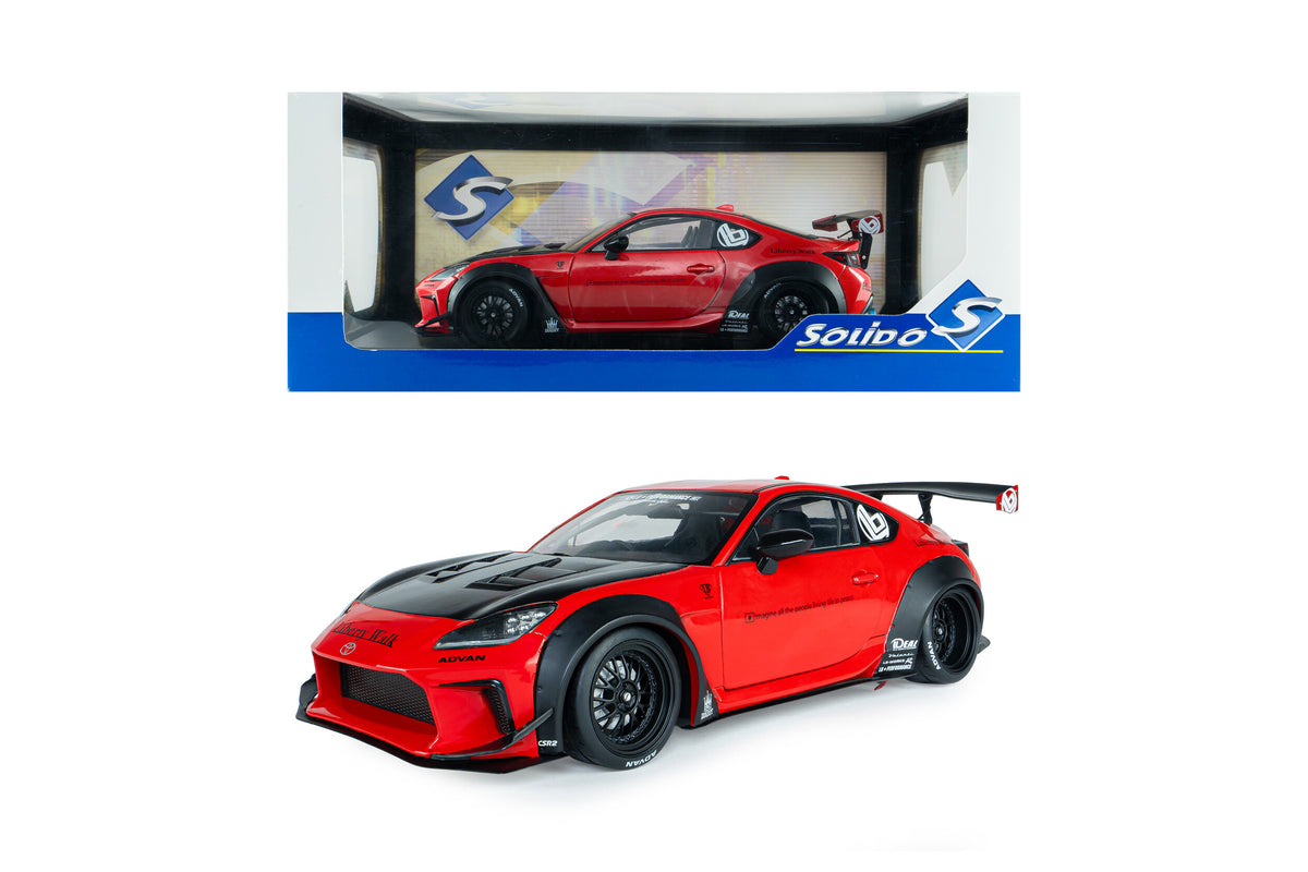 Solido S1813605 Voiture miniature collection 1/18 Toyota GR86 Liberty Walk Body Kit 2024 - Breizh Modélisme.