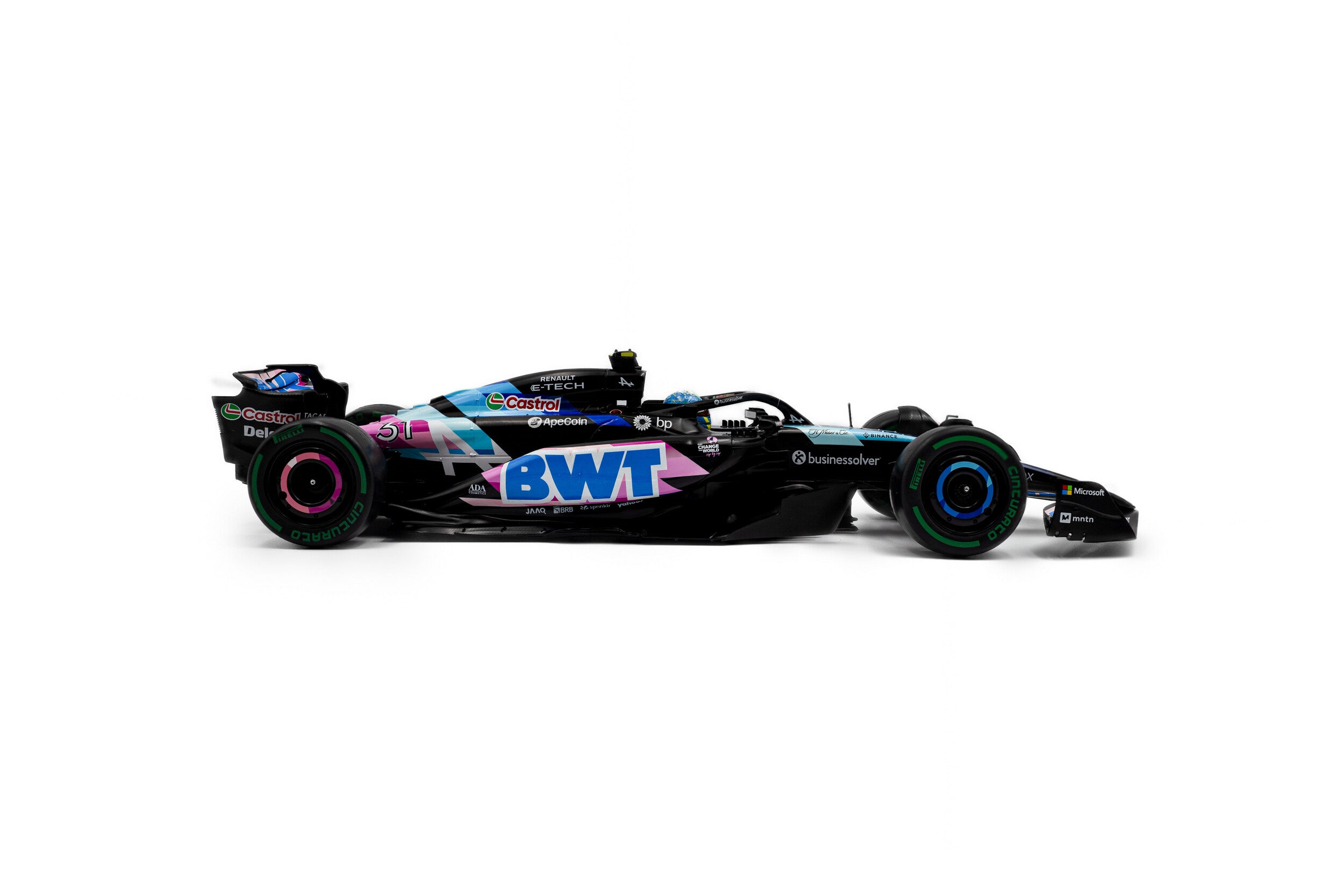 Solido S1814004 Voiture miniature collection 1/18 Alpine A524 Brazilian GP – 2024 – E.OCON