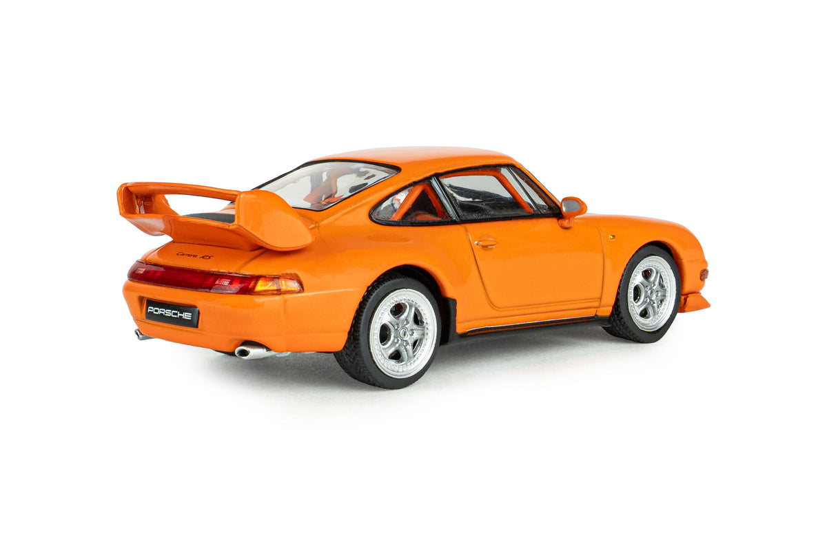 Voiture miniature 1/43 Porsche 911 (993) RS Clubsport Orange sanguine 1995 S4313806 - Breizh Modélisme.