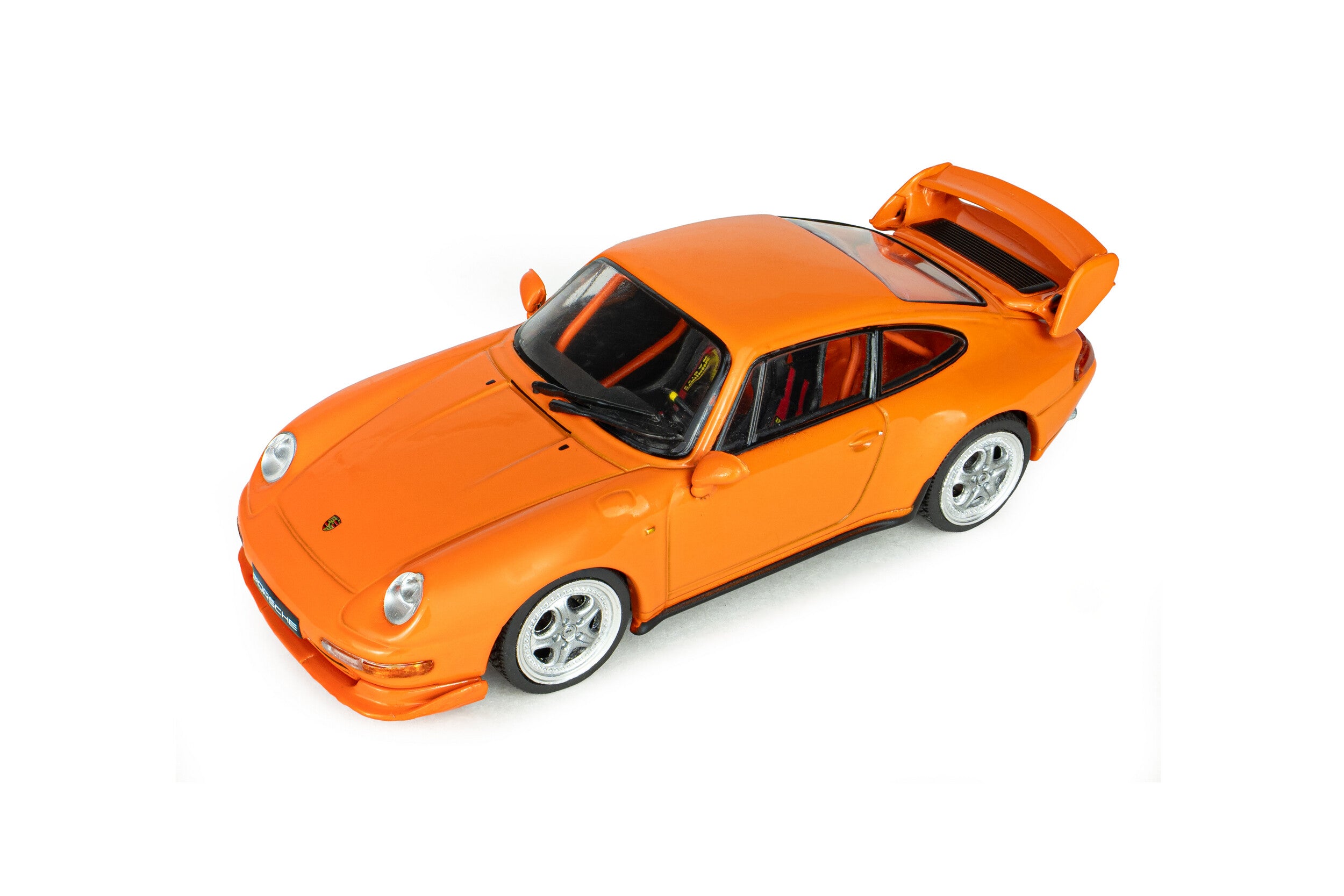 Voiture miniature 1/43 Porsche 911 (993) RS Clubsport Orange sanguine 1995 S4313806 - Breizh Modélisme.