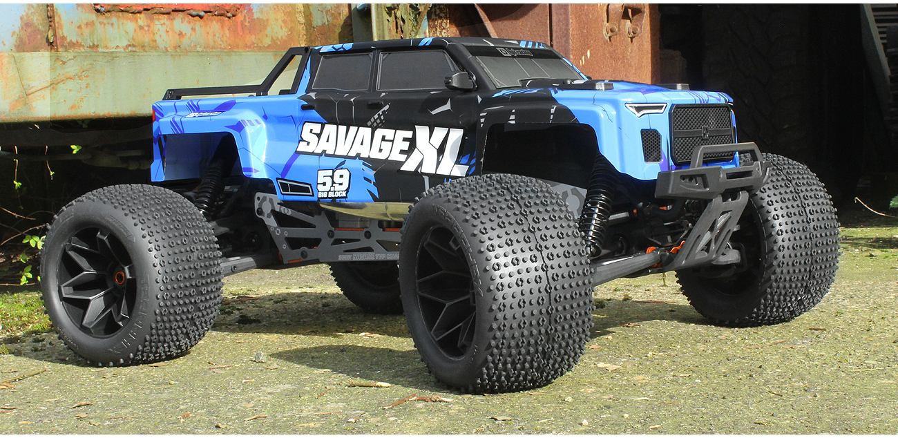 Monster truck HPI Savage XL 5.9 GTXL-6 RTR 1/8 Nitro bleu 160586