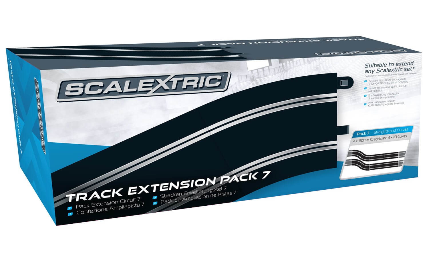 Extension circuit Pack 7 - Scalextric C8556 - Breizh Modélisme