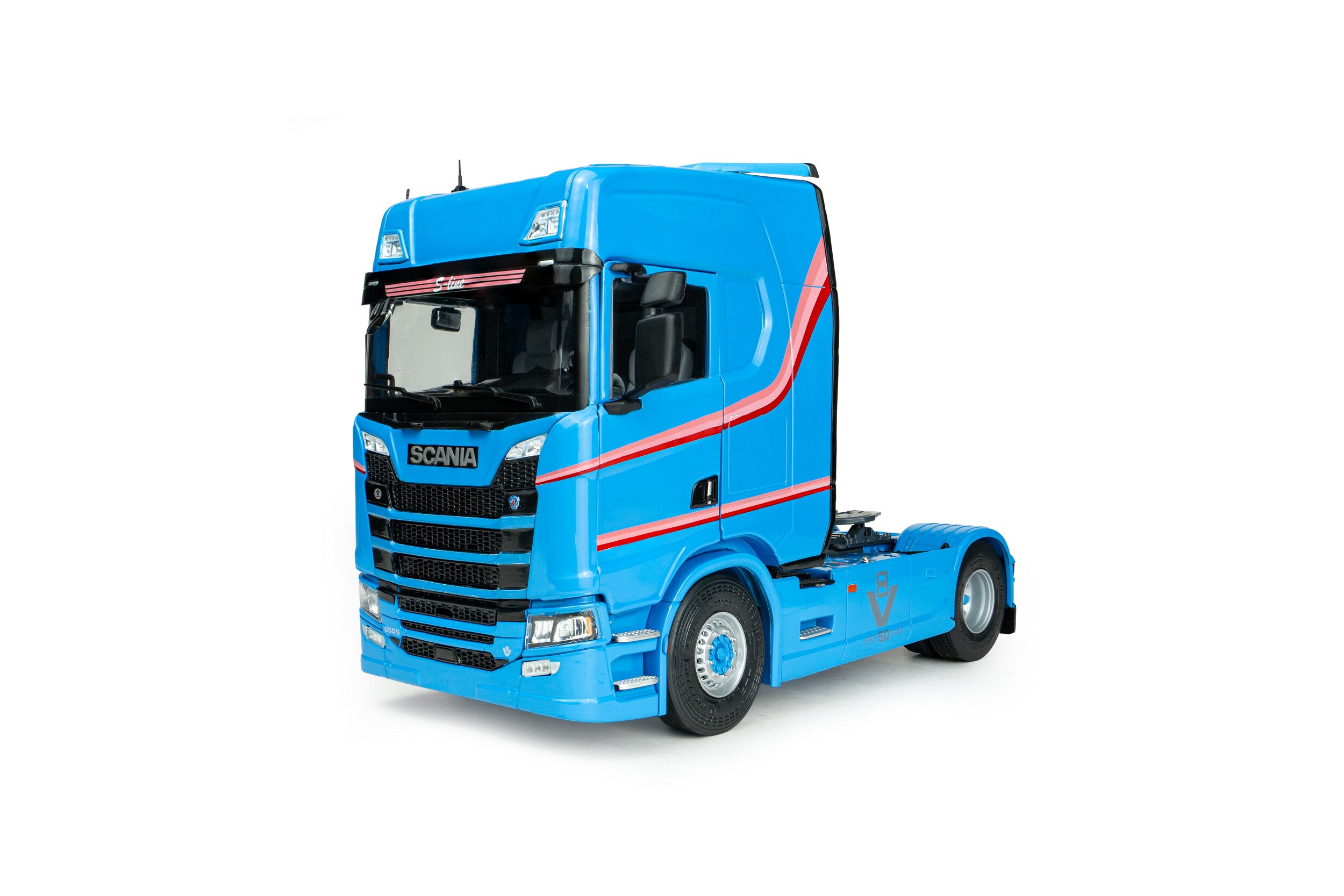 Solido S2400308 Voiture miniature collection 1/24 Scania 580S HighLine Bleu métallisé 2023 - Breizh Modélisme.