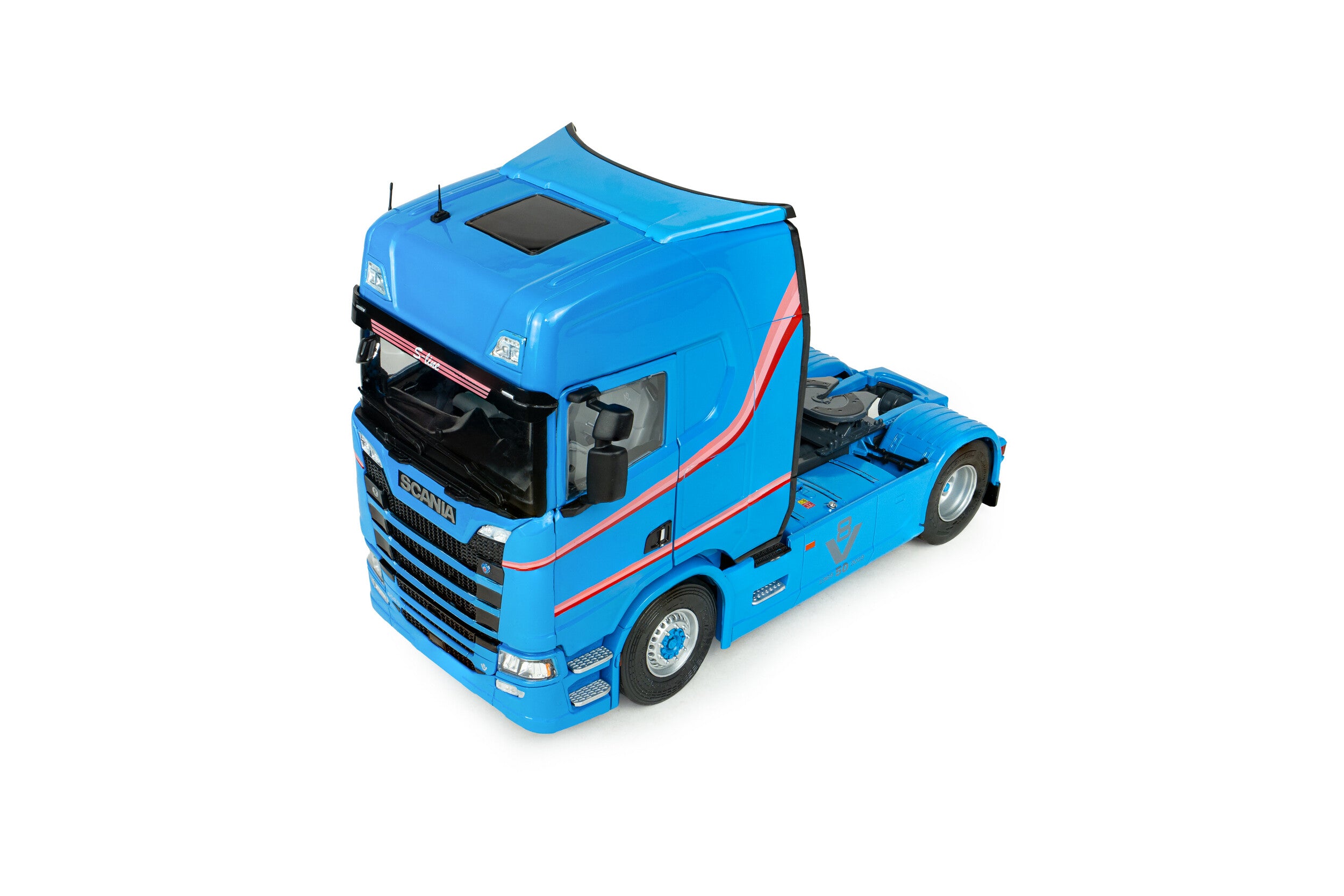 Solido S2400308 Voiture miniature collection 1/24 Scania 580S HighLine Bleu métallisé 2023 - Breizh Modélisme.