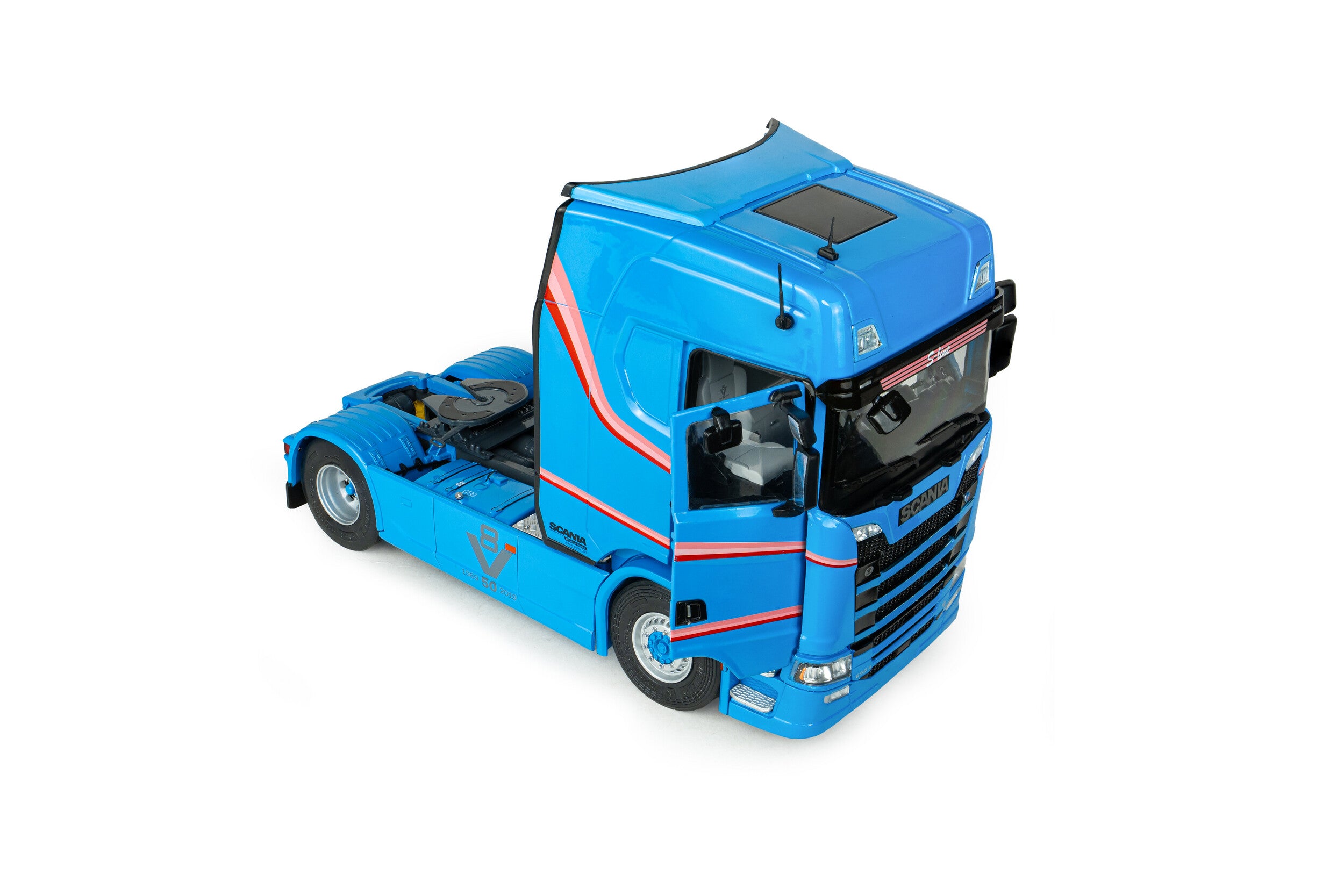 Solido S2400308 Voiture miniature collection 1/24 Scania 580S HighLine Bleu métallisé 2023 - Breizh Modélisme.