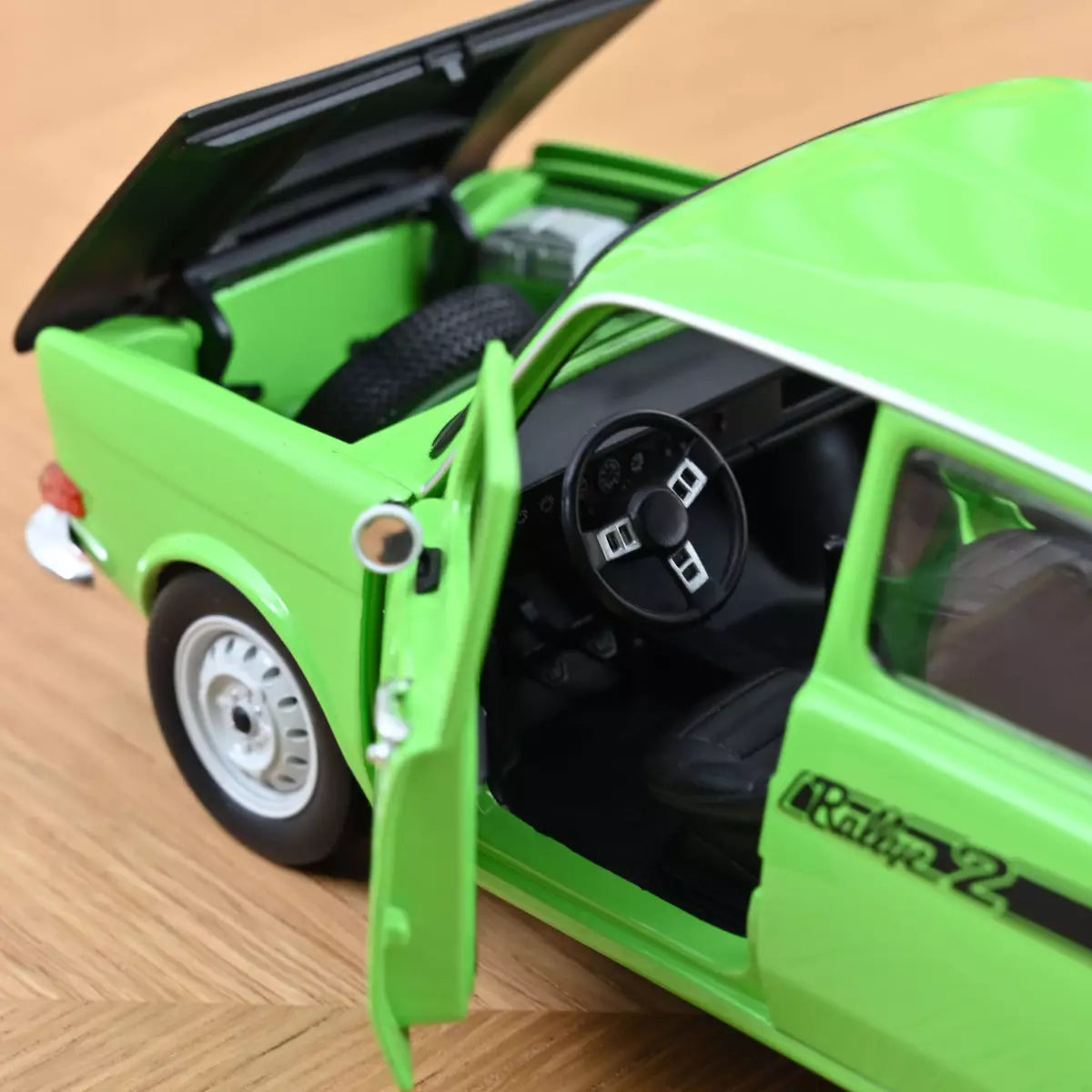 Voiture miniature collection 1/18 Simca 1000 Rallye 2 1976 Vert Racing Norev 185715