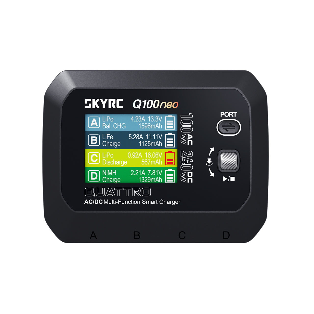 Chargeur SkyRC Q100 Neo LiPo 1-4s 6A 100W AC - 100223-01