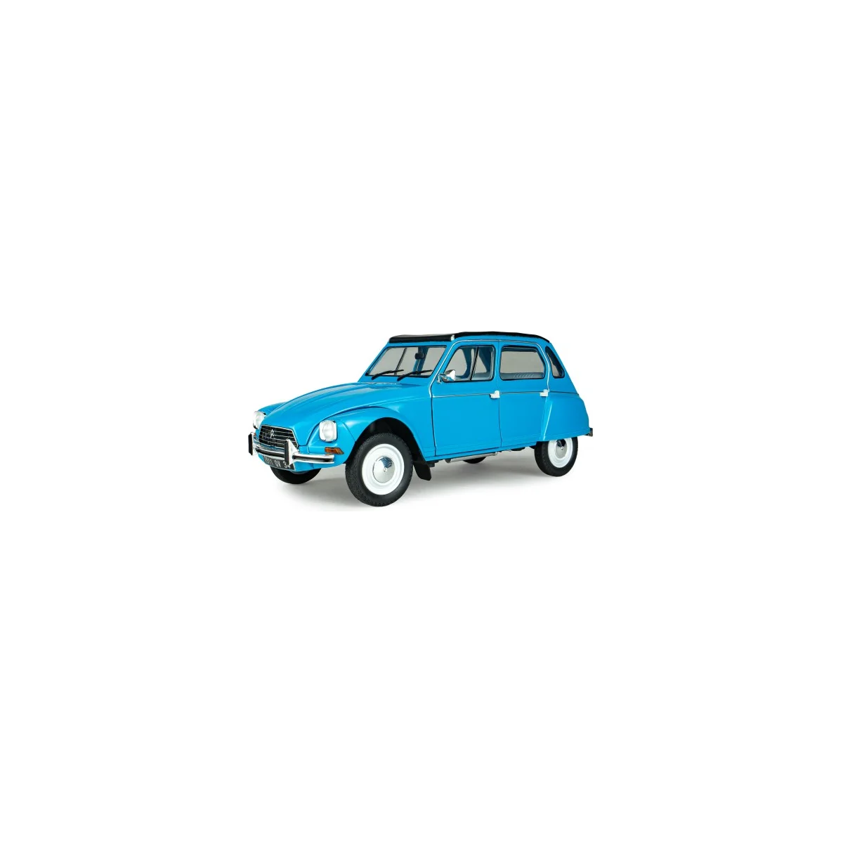 Solido S1800309 Voiture miniature collection 1/18 Citroen dyane 6 Bleu Lagune 1974
