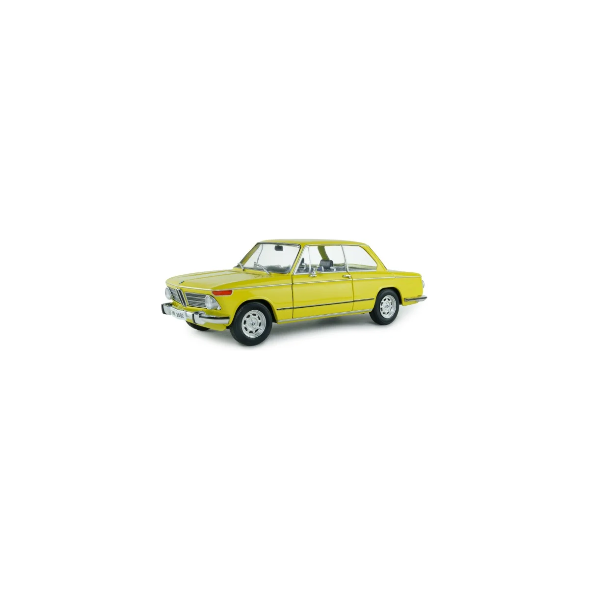Solido S1808605 Voiture miniature collection 1/18 BMW 1602 jaune Gulf 1973