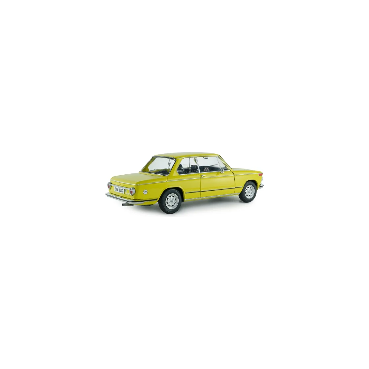 Solido S1808605 Voiture miniature collection 1/18 BMW 1602 jaune Gulf 1973