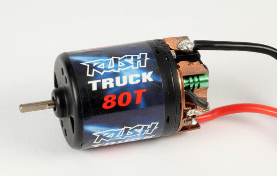 Moteur Rush 80T pour crawler scale 1/10 - T422616 Axe 3,175mm - Breizh Modélisme.