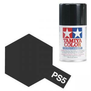 Peinture Lexan PS05 Noir - Tamiya 86005 - Breizh Modélisme.