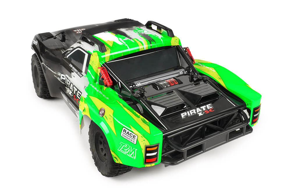 T2M Pirate X-SC Short Course Brushless RTR T4978 vert - Breizh Modélisme.
