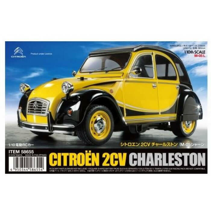 Tamiya Citroën 2CV Charleston / 58655 Kit à monter Voiture M05 - Breizh Modélisme.