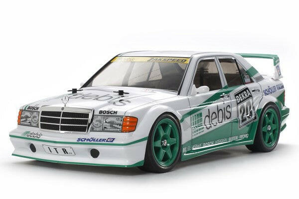 Tamiya Mercedes-Benz 190E Debis Zakspeed / 58656 TT01E Kit à monter - Breizh Modélisme.