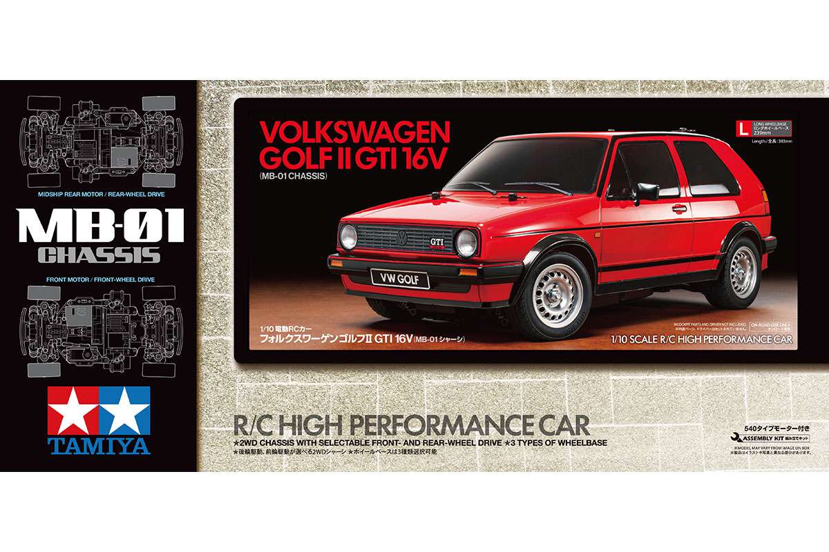 Tamiya Volkswagen Golf II GTI 16V MB01 - 58748