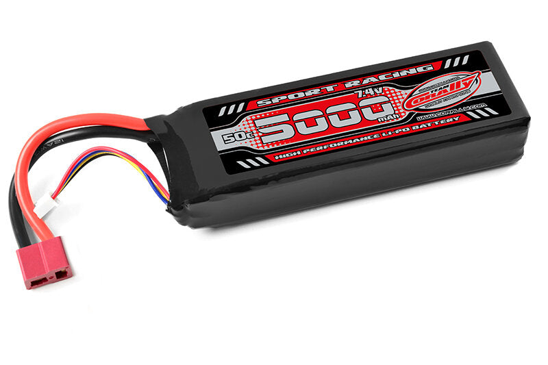 Batterie 2S 7,4V 5000mAh 60C Dean Team Corally - C-49230-D