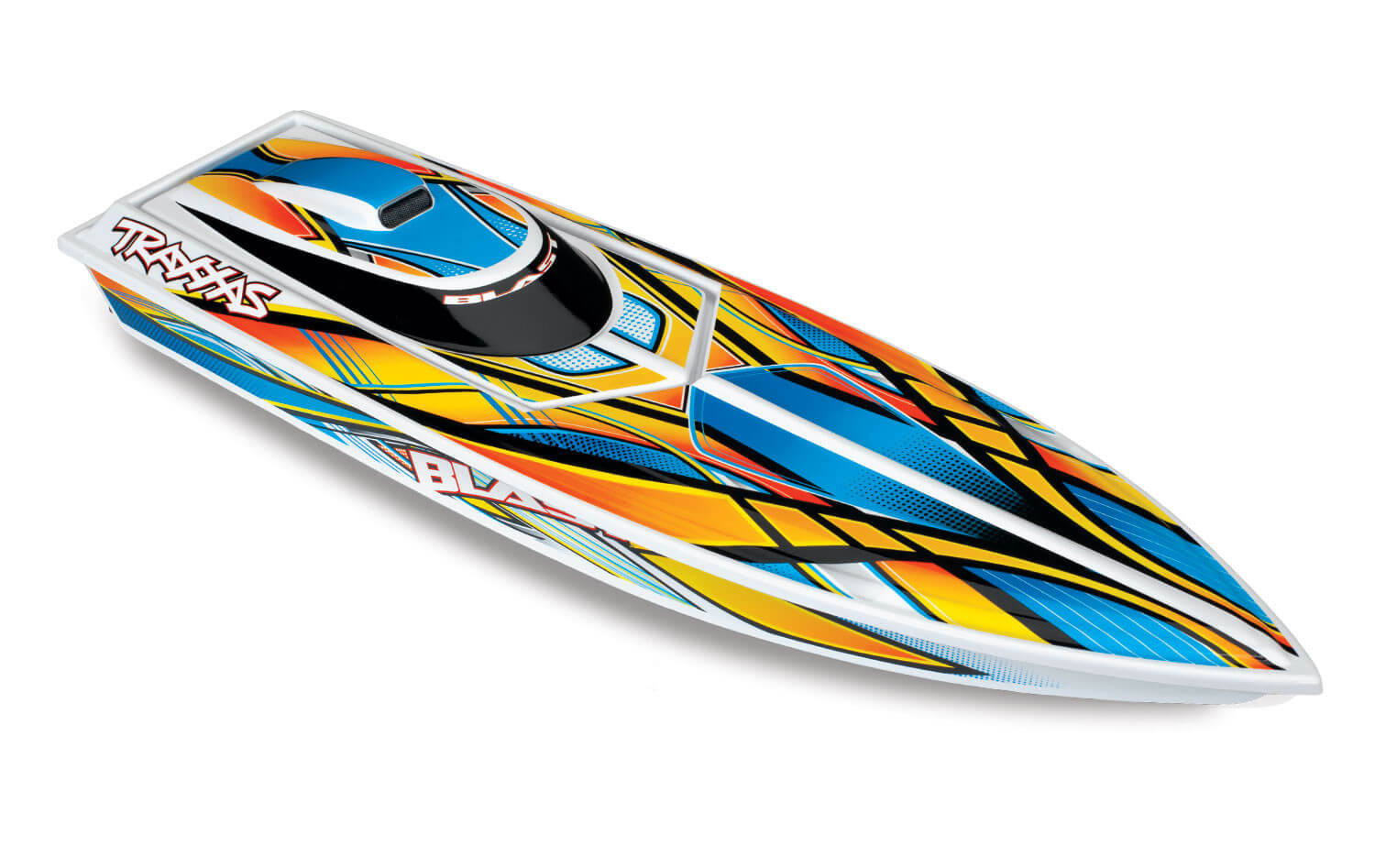 Offshore Traxxas Blast TQ RTR orange 35km/h 38104-8 - Breizh Modélisme
