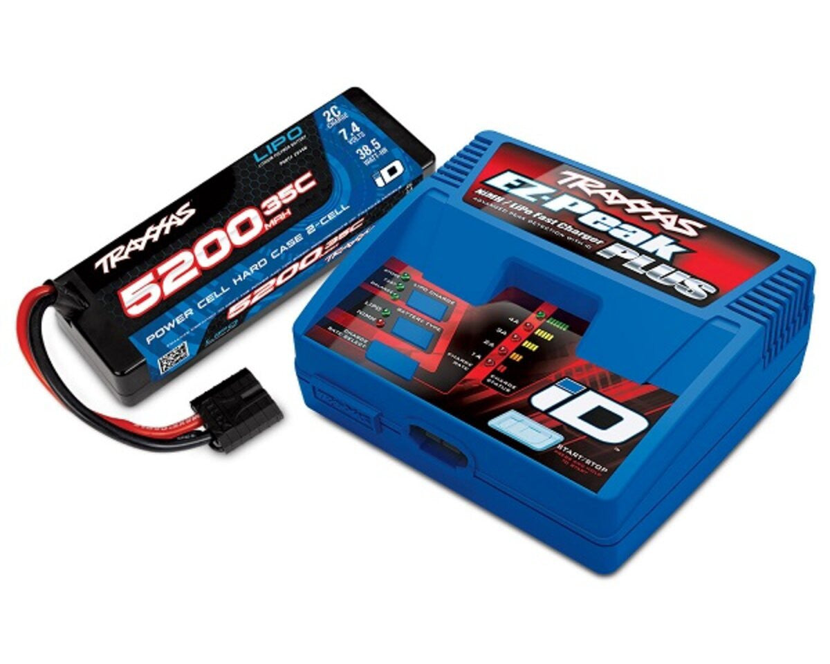 Traxxas 2970G-2SR Combo Chargeur / Batterie Lipo 2S 5200mAh 7,4V 2844R