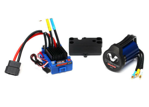 Traxxas 3350R Combo moteur 1/10 Brushless Velineon VXL-3S étanche ID - Breizh Modélisme.