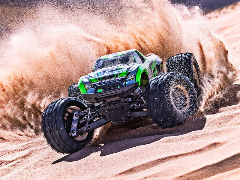 Traxxas Mini Maxx BL-2S - vert 107154-1 - Breizh Modélisme.