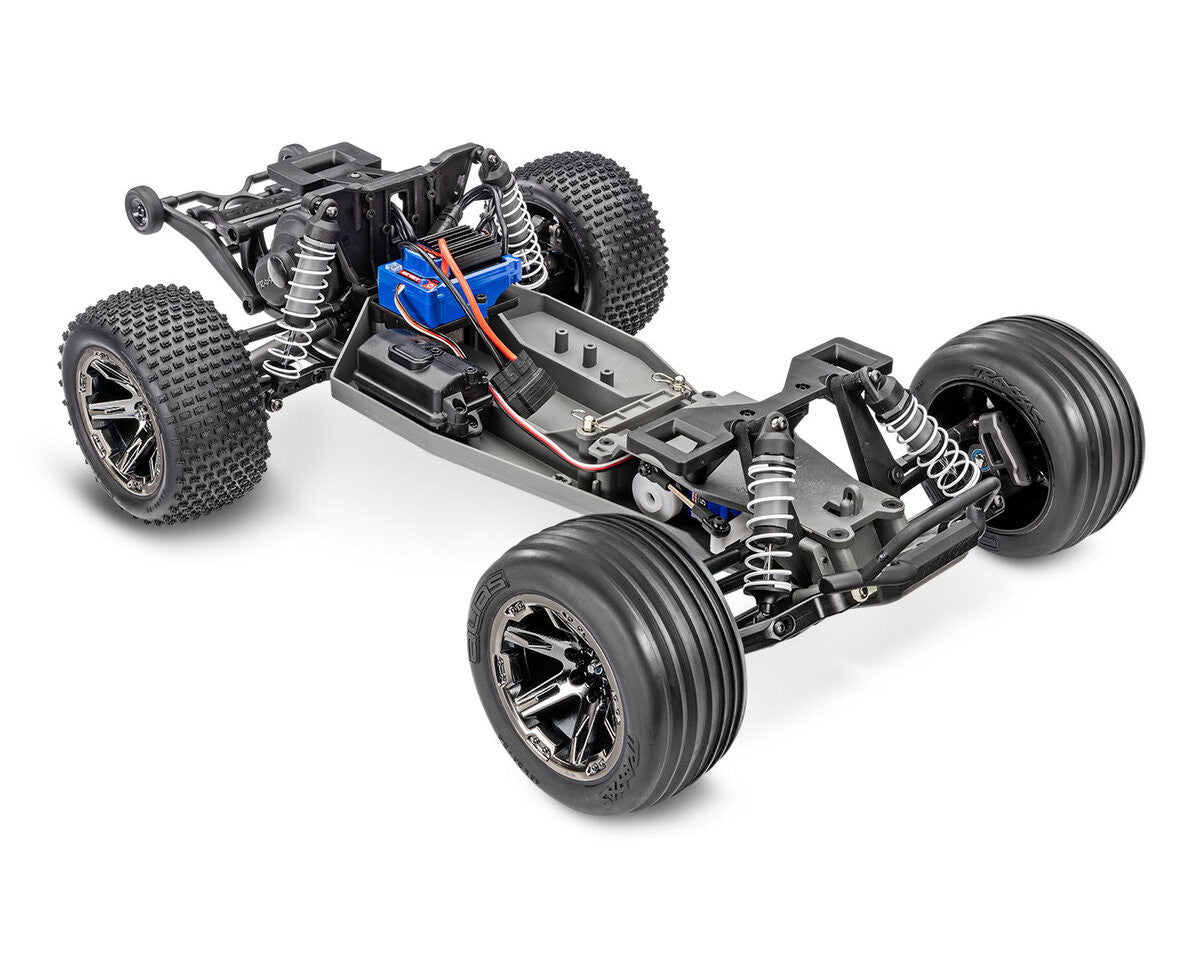Traxxas Rustler 4x2 BL-2s clipless 37354-4 rouge - Breizh Modélisme.