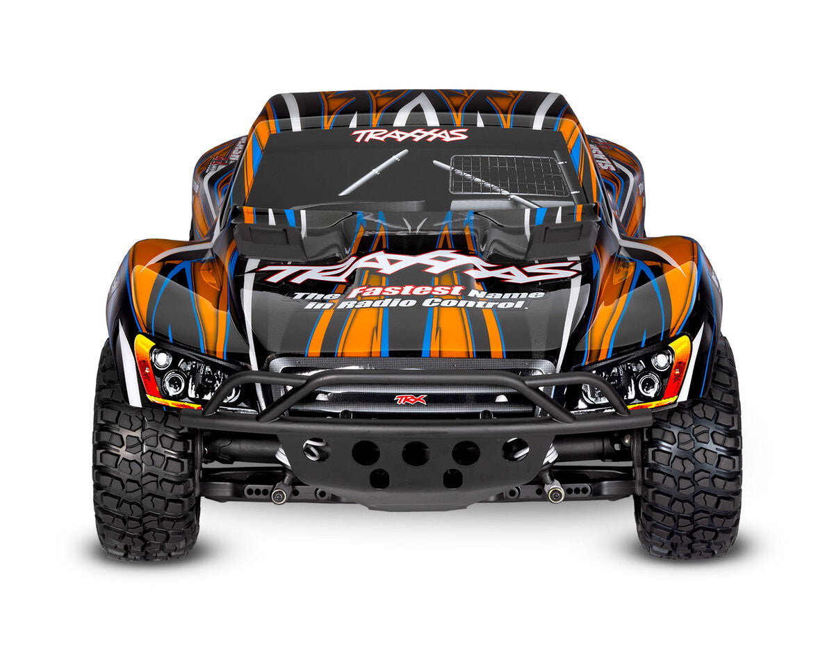 Traxxas Slash 4X4 VXL brushless HD 68386-4 orange - Breizh Modélisme.