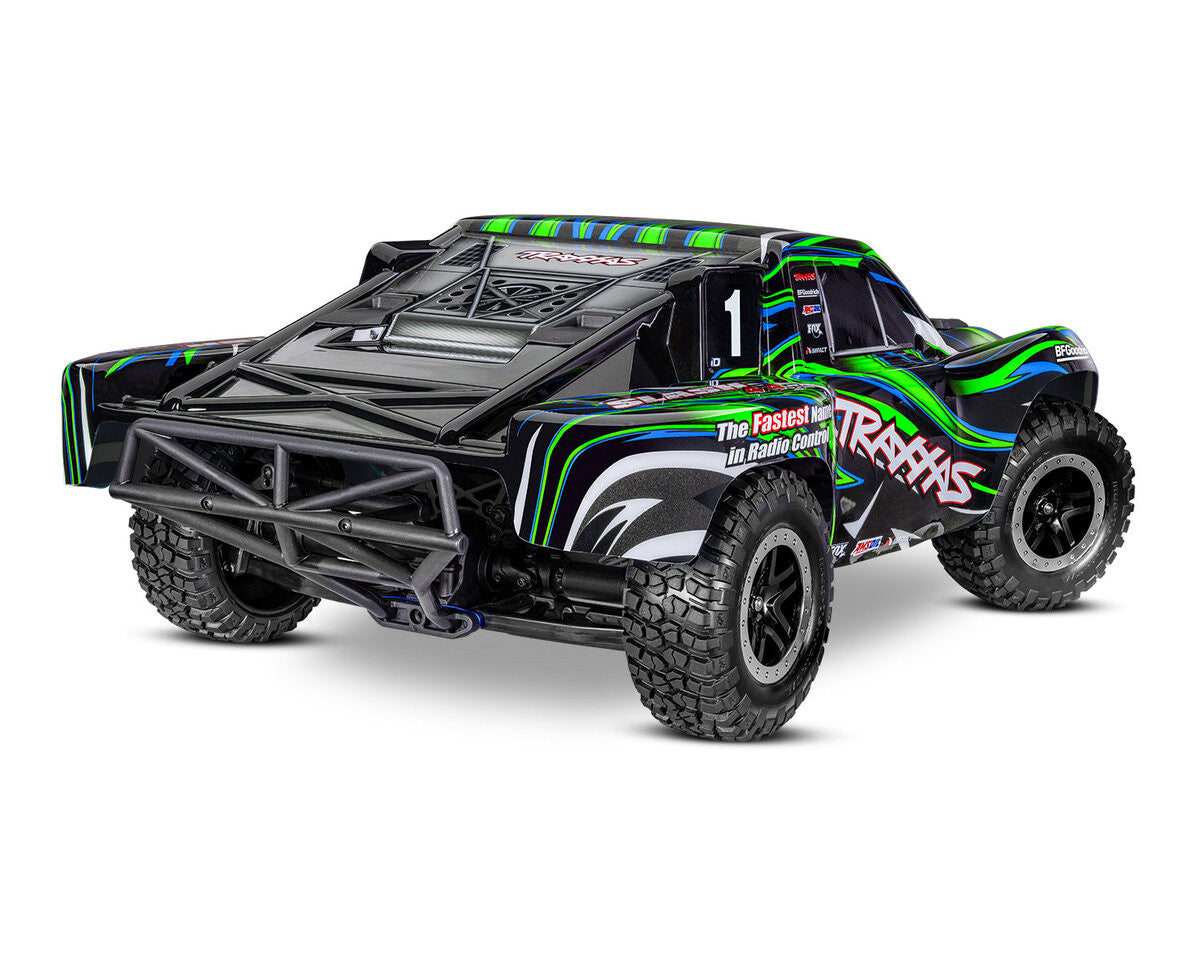Traxxas Slash 4X4 VXL brushless HD 68386-4 vert - Breizh Modélisme.