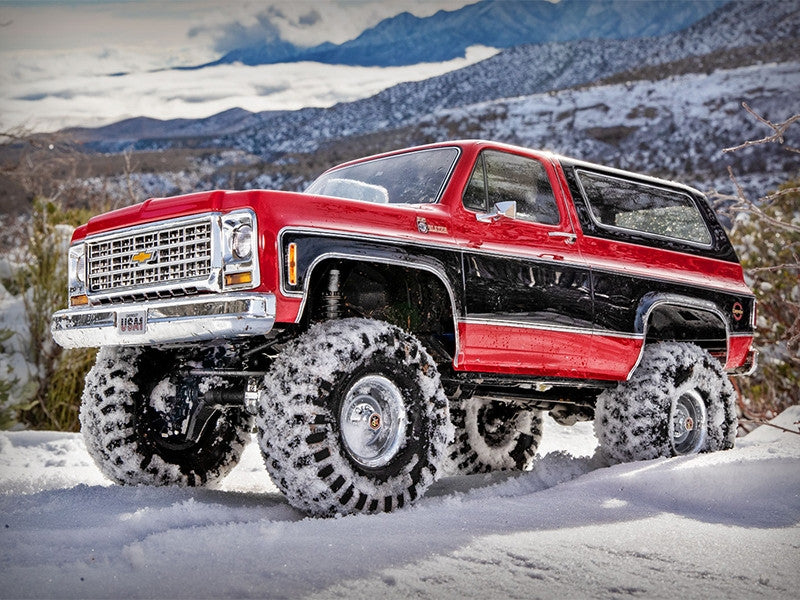 Traxxas TRX-4 Chevrolet Blazer 1979 clipless RTR rouge 82276-4 - Breizh Modélisme.
