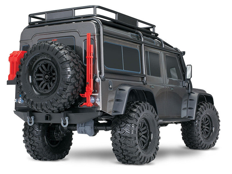 Traxxas TRX-4 Land Rover Defender Clipless RTR 82256-4 gris - Breizh Modélisme.