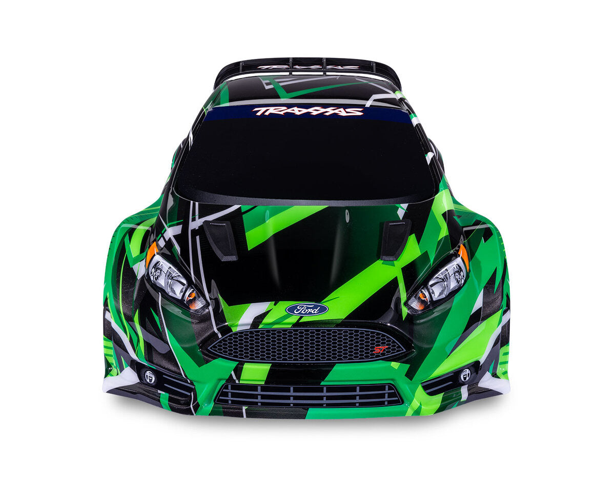 Traxxas Ford Fiesta ST Rally VXL - verte 1/10 RTR +95km/h