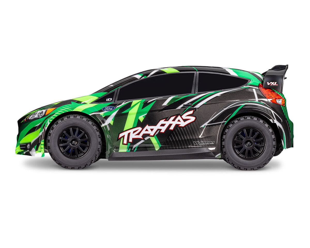 Traxxas Ford Fiesta ST Rally VXL - verte 1/10 RTR +95km/h