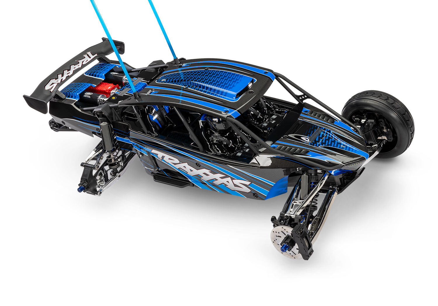 Traxxas Funco Pro scale Sand car VXL 8S TSM RTR 109076-4 Bleu - Breizh Modélisme.