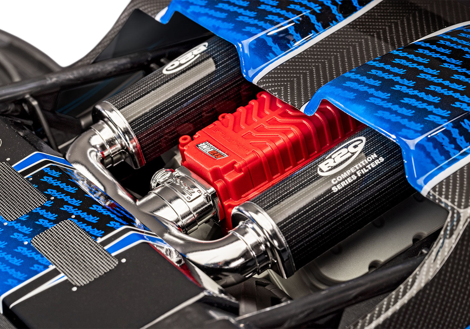 Traxxas Funco Pro scale Sand car VXL 8S TSM RTR 109076-4 Bleu - Breizh Modélisme.