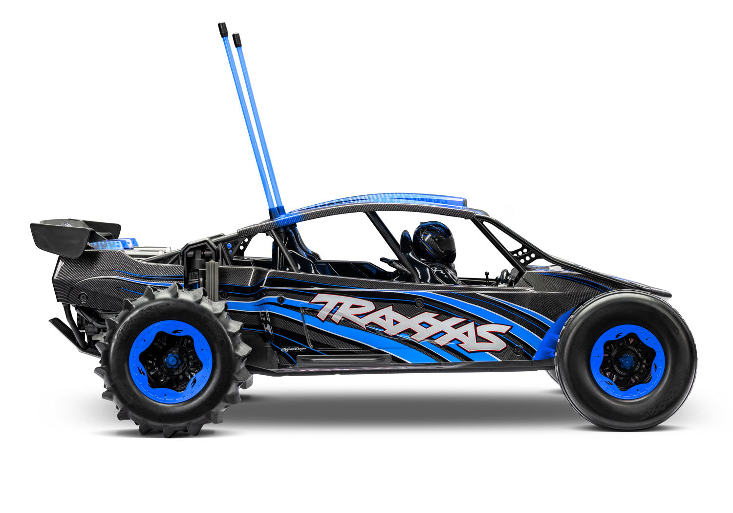 Traxxas Funco Pro scale Sand car VXL 8S TSM RTR 109076-4 Bleu - Breizh Modélisme.