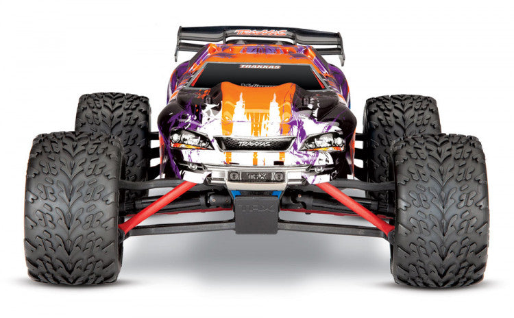 Traxxas Mini E Revo Brushless 1/16 VXL TQI ID TSM 71076-8 violet - Breizh Modélisme.