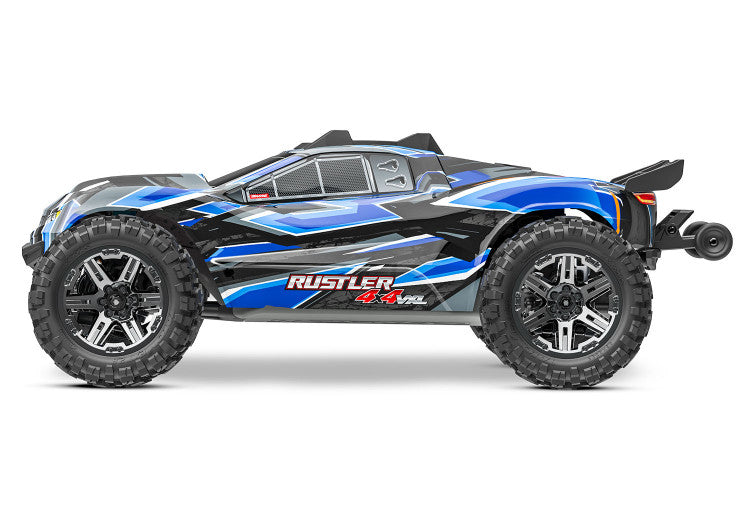 Traxxas Rustler 4x4 HD VXL Brushless 1/10 RTR - 67376-4 bleu