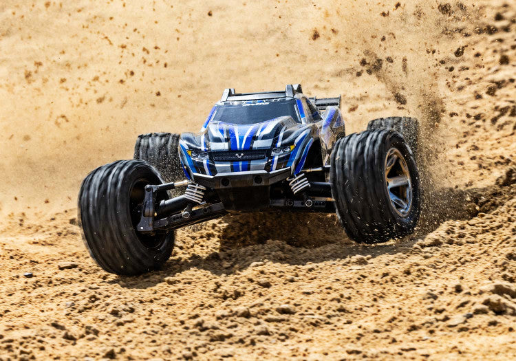 Traxxas Rustler 4x4 HD VXL Brushless 1/10 RTR - 67376-4 bleu